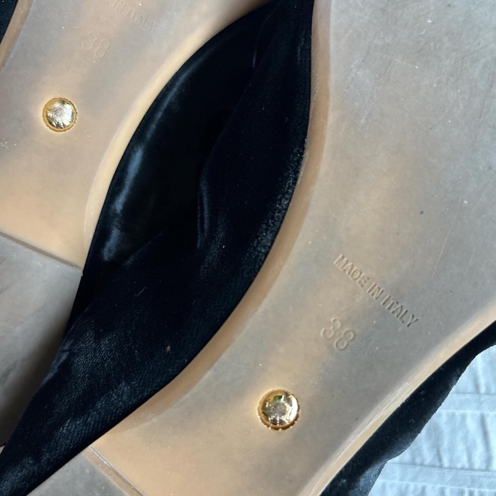 Charlotte Olympia Velvet Kitty Flats - Picture 2 of 2